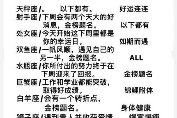 陶白白八月份星座运势