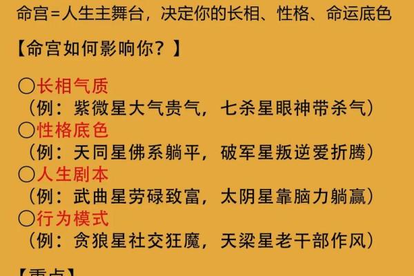 紫薇斗数性格定盘