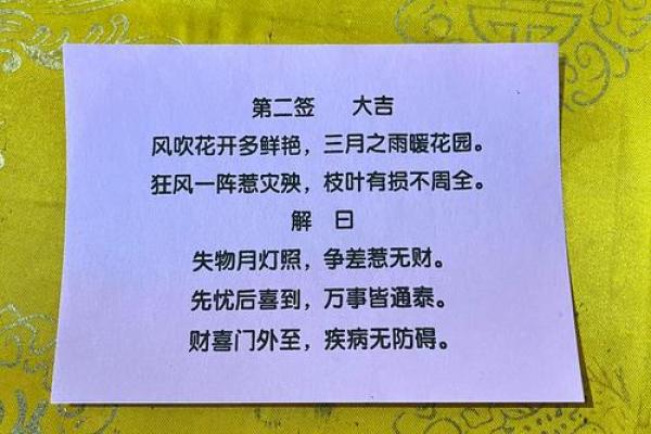 普贤灵签66解签