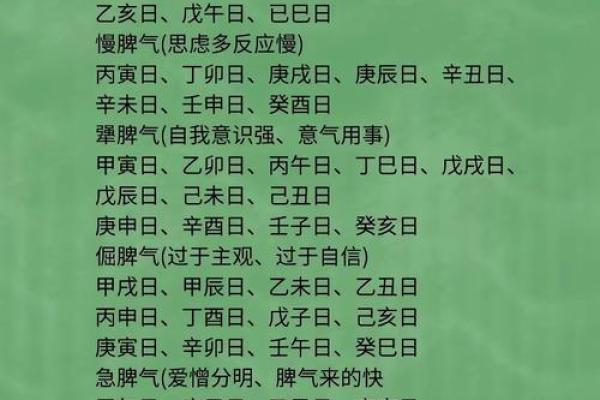 癸日的八字