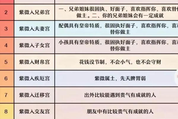 紫薇星盘斗数排盘