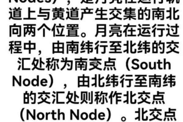 星盘南北交点查询 北交点怎么看