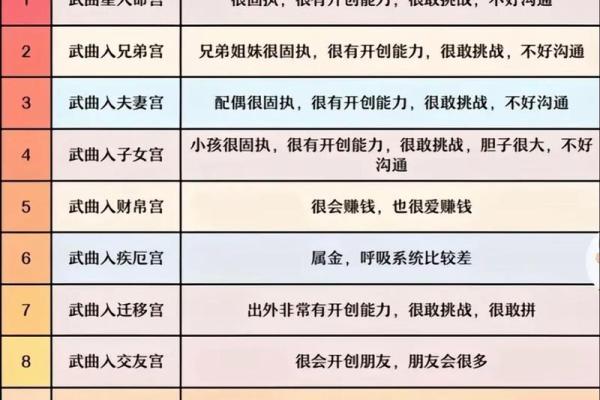 紫微斗数排盘解析,紫微十四主星七杀星