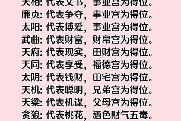 紫薇斗数排位