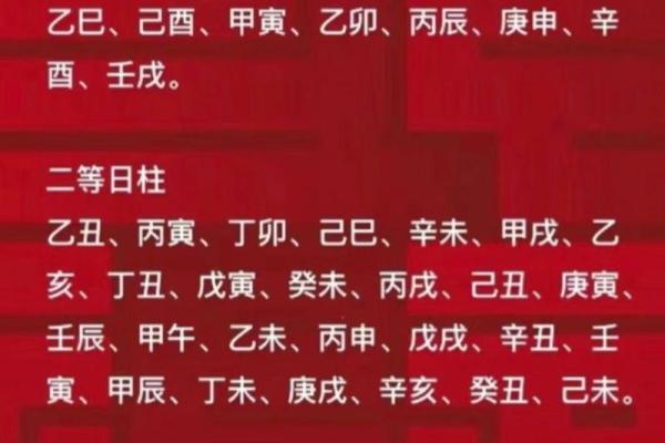 八字日柱查询
