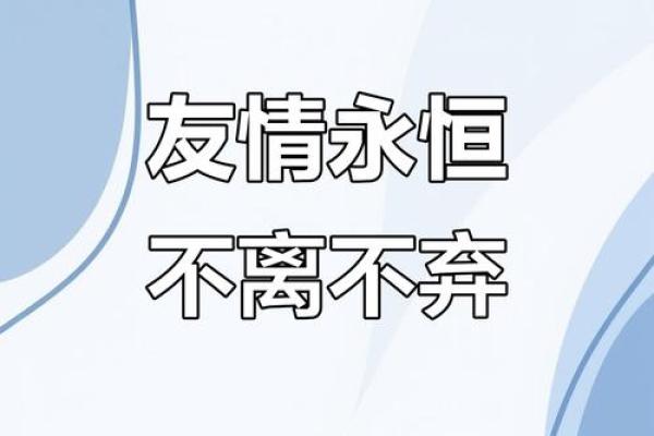 友谊八字