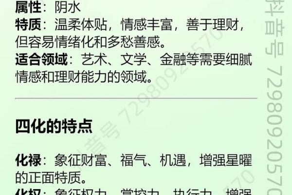 紫微斗数疾厄宫太阴化禄