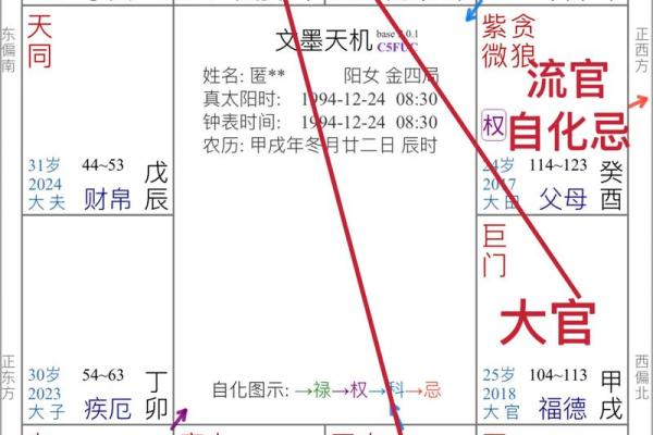 紫薇斗数如何四化